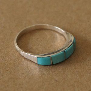 Turquoise and Sterling Silver Ring